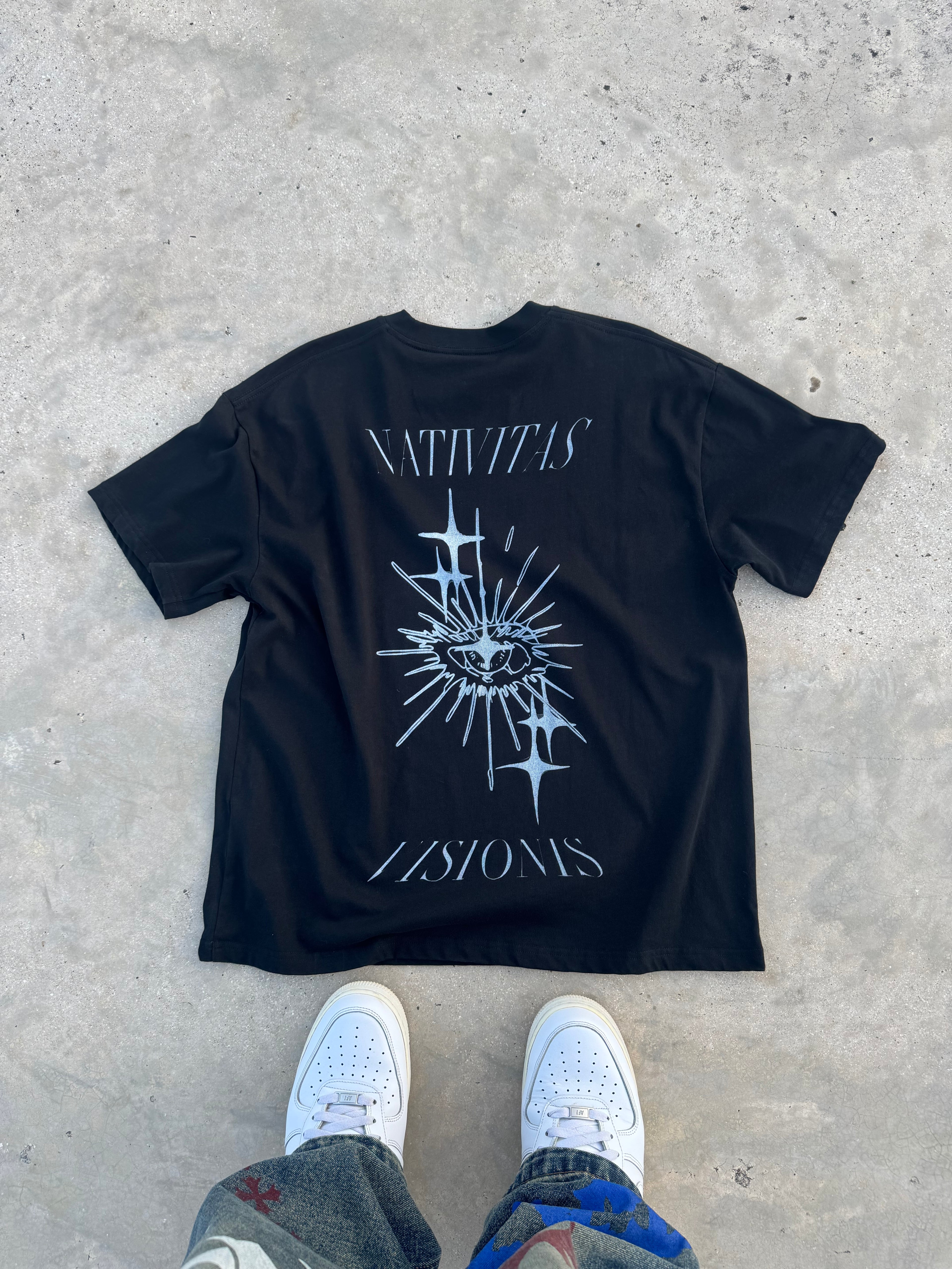Genesis Unisex Black Tee