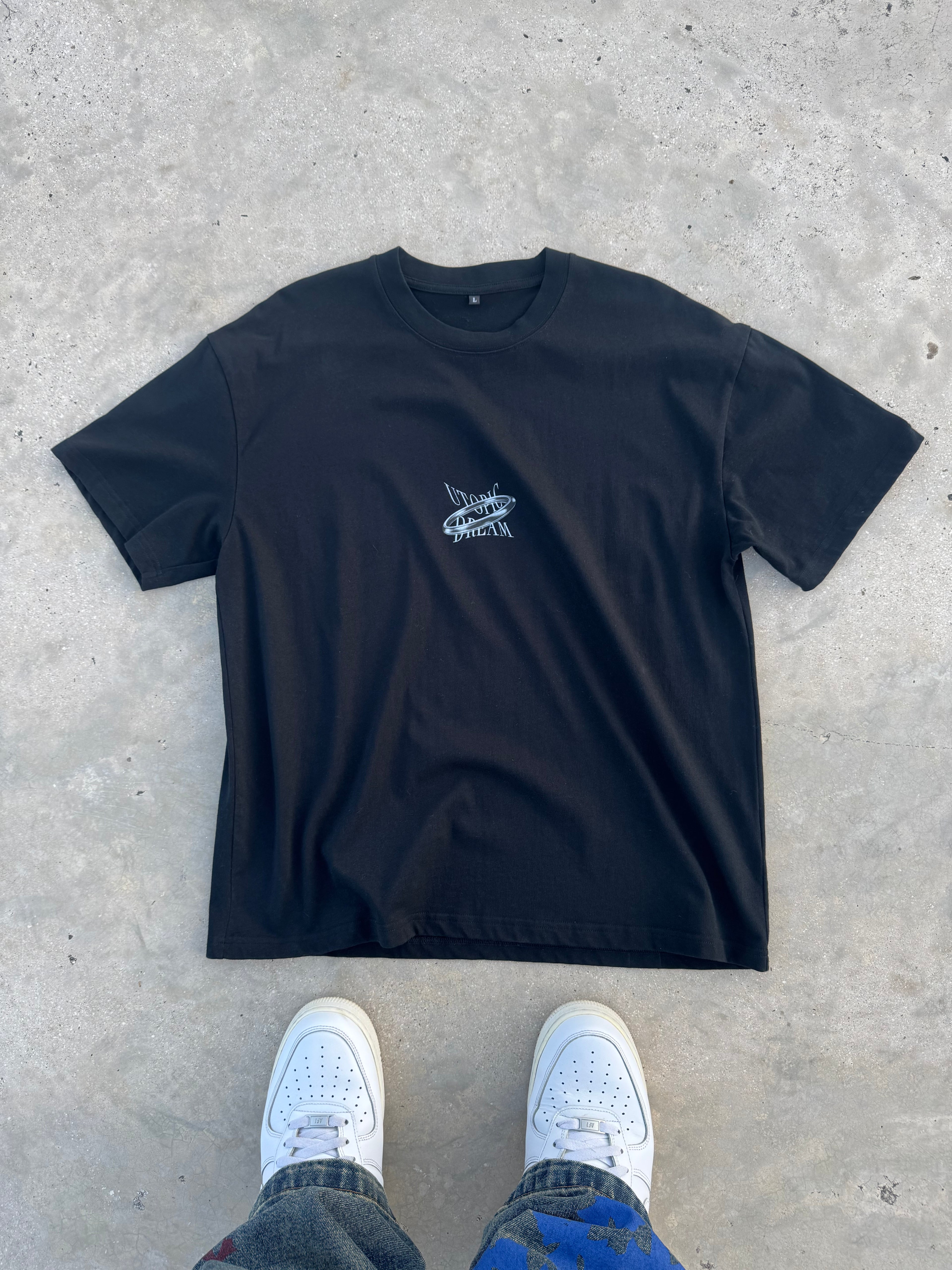 Genesis Unisex Black Tee